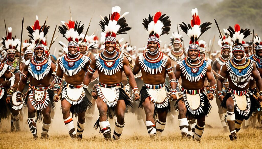 Zulu dance