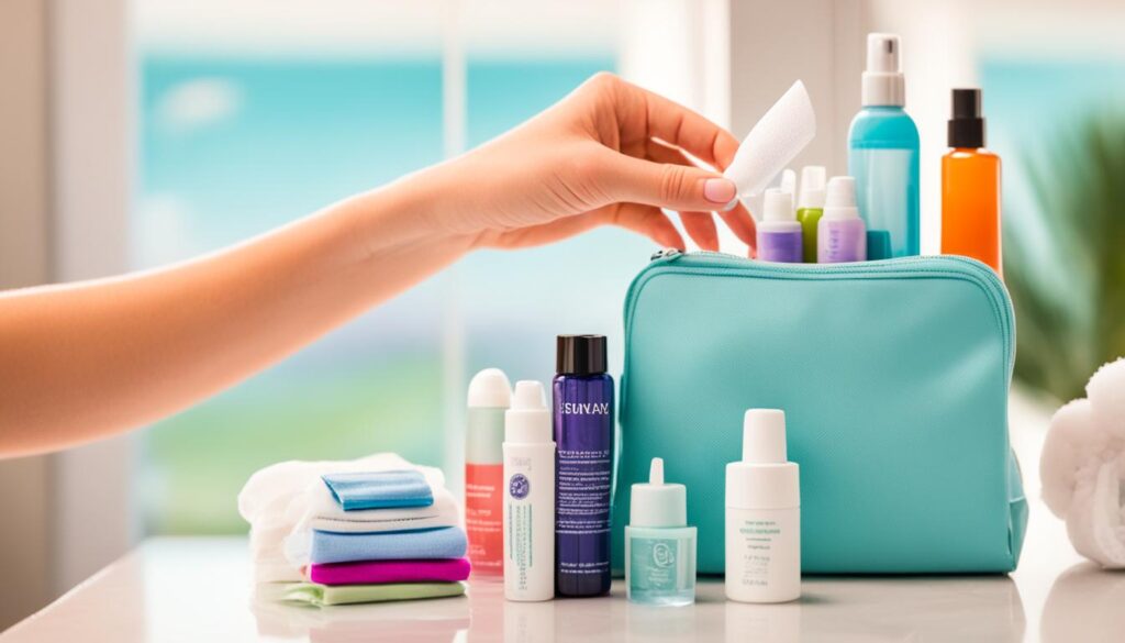 travel beauty hacks